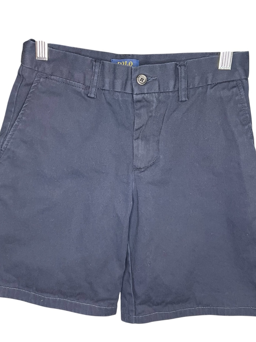 Polo by Ralph Lauren Navy Flat-Front Boy’s Shorts / Chinos Sz 12